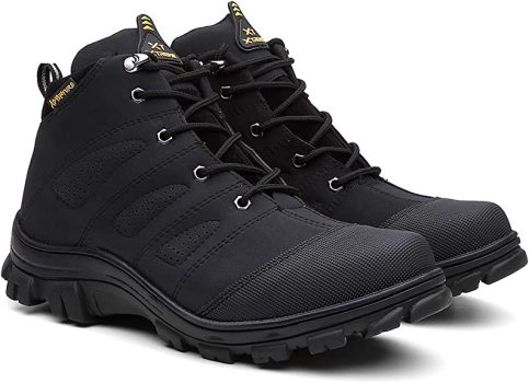 Coturno Masculino Adventure Tênis De Trilha Costurado