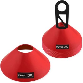 Half Cone de Marcação de Plástico – Kit com 12 – Muvin – Mtf-21100