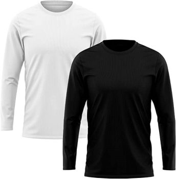 Kit 2 Camiseta DF Masculina Manga Longa Proteção Solar UV +50 Segunda Pele