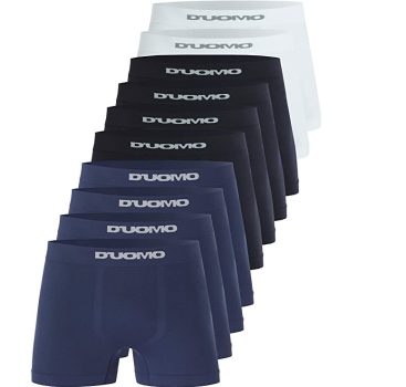 Kit 10 Cuecas Boxer Microfibra, Duomo, Masculino