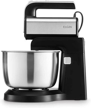 Batedeira 5 Velocidades 110V Silver Blend 500W Elgin com sistema orbital de autogiro da tigela