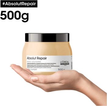 Máscara Capilar Absolut Repair Gold Quinoa, 500 G, L’Oréal Paris