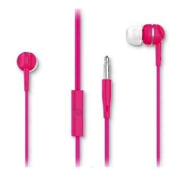Fone De Ouvido Motorola Earbuds 105, Anti Ruido Com Microfone – Rosa