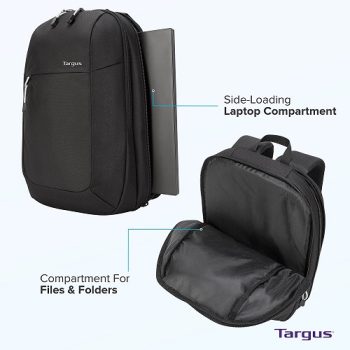 Mochila Targus 15.6″ Intellect Essentials para notebook – TSB966GL, Preto