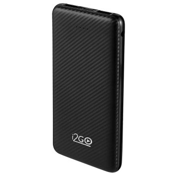 Carregador Portátil (Power Bank) I2GO 10000mAh 2 Saídas USB Preto – I2GO Plus
