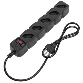 Filtro de Linha Intelbras EPE 205 com 5 Tomadas – Preto