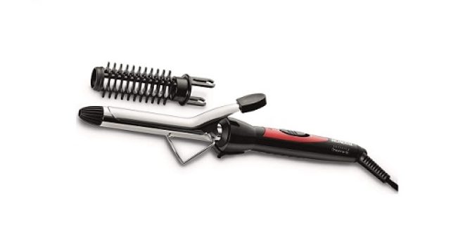 Escova Modeladora Mondial, Infinity Chrome, Bivolt, Preto/Vermelho – EM-06