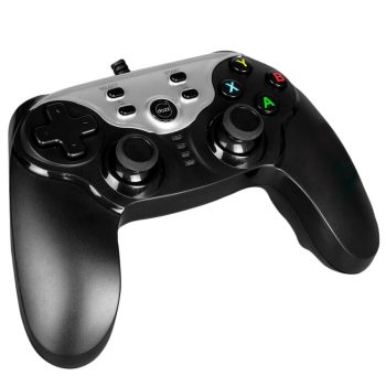 Controle Gamer Dazz Cyborg 62000058 PS3/PC com Fio – Preto/Prata