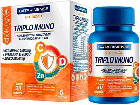 Polivitaminico Triplo Imuno 30cpr Catarinense