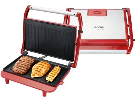 Grill Lenoxx Panini Retangular 850W – Antiaderente