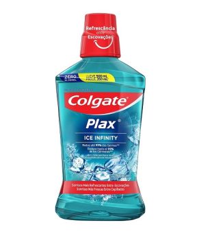 Enxaguante Bucal Colgate Plax Ice Infinity 500Ml Promo Leve 500Ml Pague 350Ml
