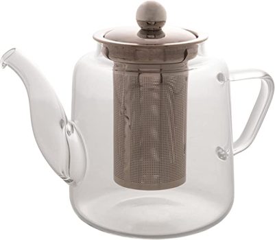 CHALEIRA DE VIDRO BOROSSILICATO RESISTENTE A CALOR, Lyor, 600ml