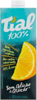 Suco Tial 100% Laranja 1L