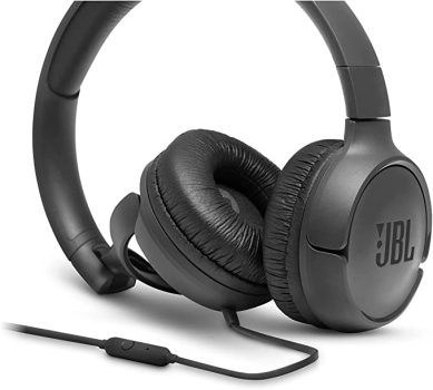 Fone de Ouvido JBL Tune 500 On Ear Preto – JBLT500BLK