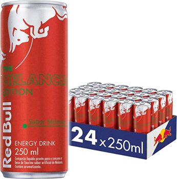 Energético Red Bull Energy Drink, Melancia, 250 ml (24 latas)