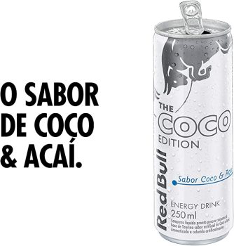 Energético Red Bull Energy Drink, Coco e Açaí, 250ml
