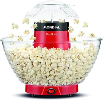 Pipoqueira Mondial, Pop Bowl, 110V, Vermelho, 700W – PP-05