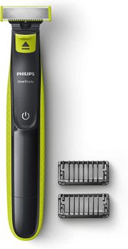 Aparador e raspador de barba, OneBlade QP2521/10, Bivolt, com 2 pentes