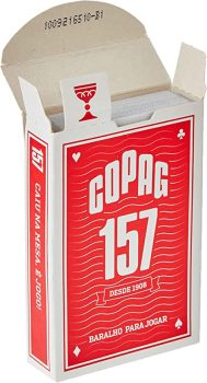 Baralho 157 Naipe Convencional – Vermelho – Copag