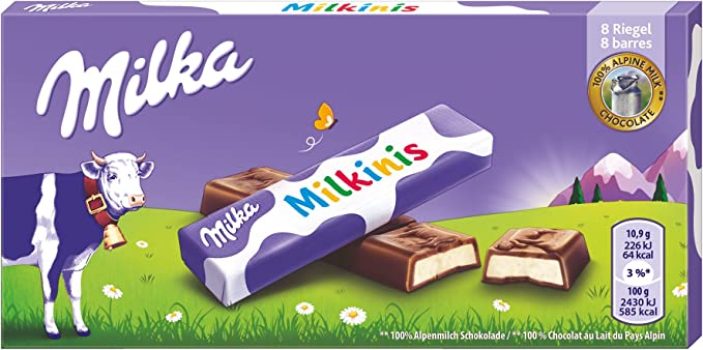 Chocolate Milka Recheado Milkini 87,5G