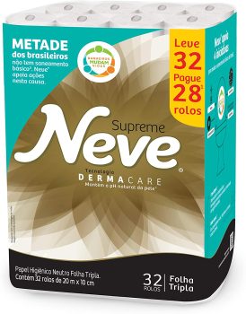 Papel Higiênico Neve Supreme – 32 rolos