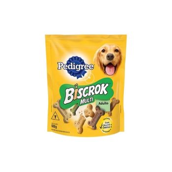 Biscoito Pedigree Biscrok Para Cães Adultos Multi 500 g