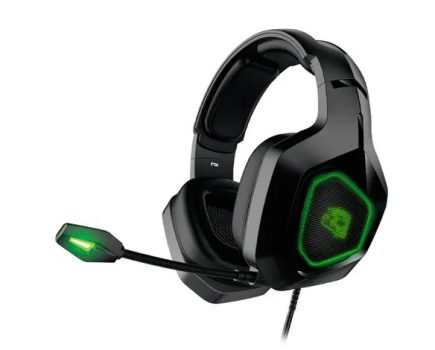 Headset Gamer ELG Revenge, LED Verde, Surround 7.1, USB, Preto – HGRE71 – ELG Gaming