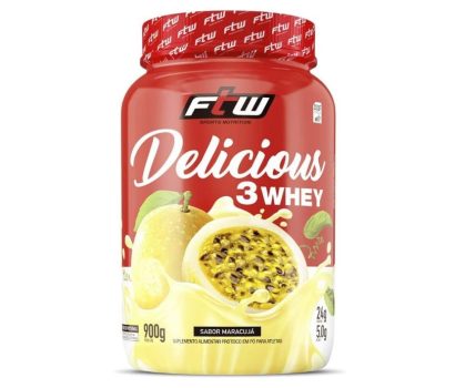 Delicious 3 Whey – 900G Maracujá – Ftw, Fitoway