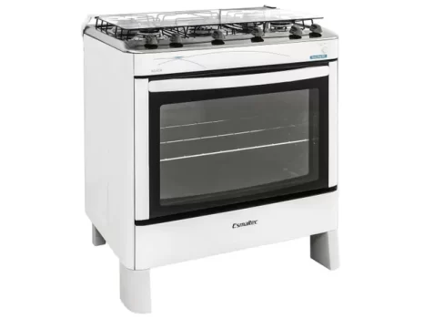 Fogão 5 Bocas Esmaltec Ágata – Acendimento Automático Branco