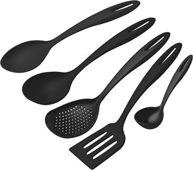 Jogo de Utensílios Tramontina Ability em Nylon Preto 05 Peças