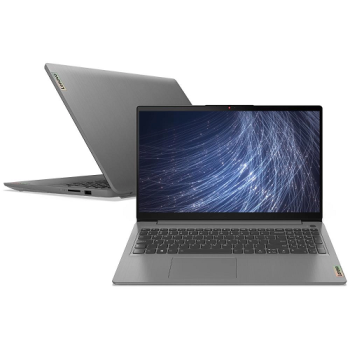 Notebook Lenovo Ultrafino Ideapad 3 R7-5700u 8gb 512gb Ssd Windows 11 15.6 82mf0008br Cinza