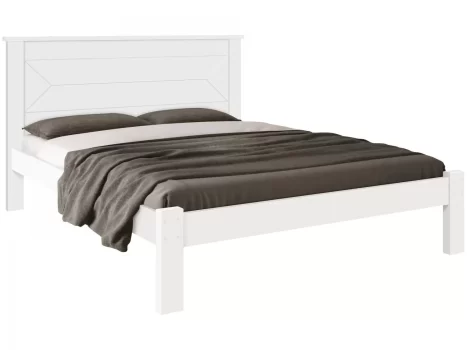 Cama de Casal Barreto Lonçarcci Elô – Castanho e Off White