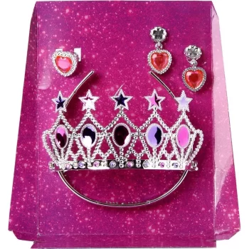 Conjunto Coroa + Brincos + Anel Flora Sortido – brink+