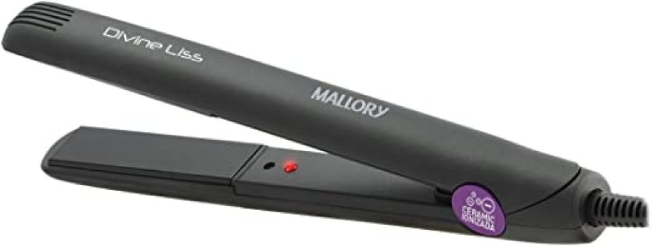 Prancha de Cabelo Mallory Divine Liss Bivolt Preto