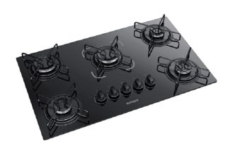 Cooktop Vidro Temperado 5 Bocas Essencial Preto Itatiaia Bivolt