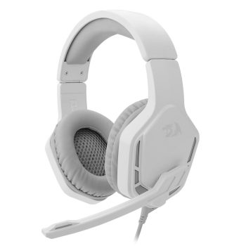 Headset Gamer Redragon Themis 2 Lunar White, P2, Cancelamento de Ruído, Drivers 50mm, Branco – H220W-N