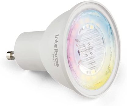 Lâmpada LED Spot Smart Wi-Fi Compatível com Alexa EWS 440 Branco Intelbras