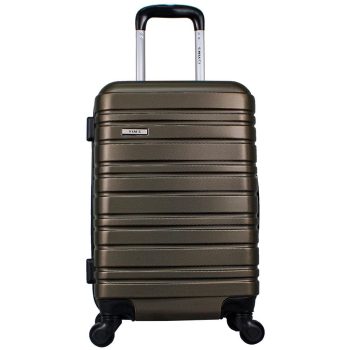 Mala de Bordo Yins Brasil YS21066CH com Rodas Giro 360° em ABS 20 – Champanhe