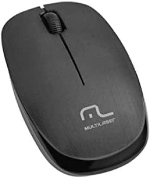 Multilaser MO251 – Mouse Sem Fio 2.4 Ghz 1200 DPI Usb, Preto, normal