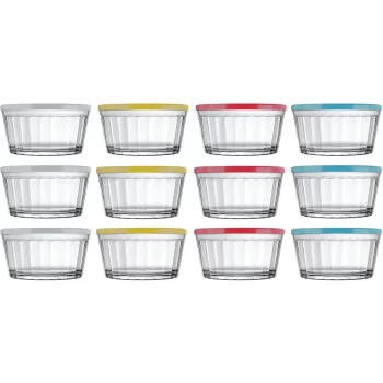 Conjunto de Tigelas de Vidro 12 Peças 600ml