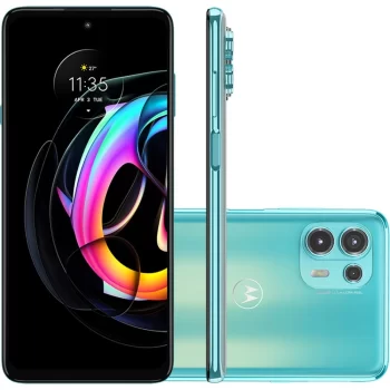 Smartphone Motorola Edge 20 Lite 128gb 5g Wi-Fi Tela 6.7” Dual Chip 6gb Ram Câmera Tripla + Selfie 32mp – Verde