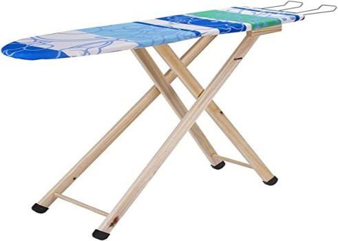 Mesa de Passar Em Madeira Maciça Com Suporte Para Ferro, Pés Antiderrapantes In Casa – Tramontina”