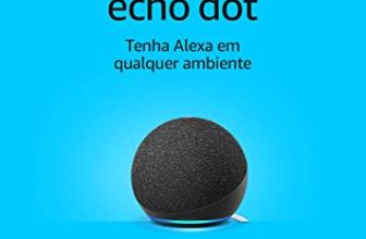 Echo Dot (4ª Geração): Smart Speaker com Alexa | Música, informação e Casa Inteligente – Cor Preta