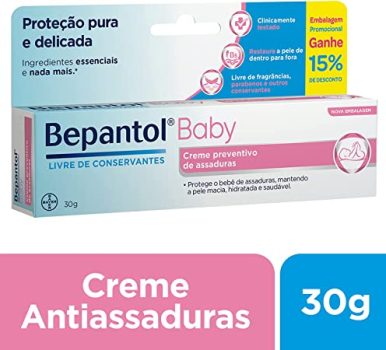 Bepantol Baby Creme Preventivo de Assaduras Para Bebês 30G, Bepantol Baby, 30G
