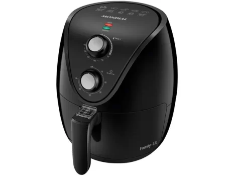 Fritadeira Elétrica sem Óleo/Air Fryer Mondial – Family AF-35-BF Preta 3,5L com Timer