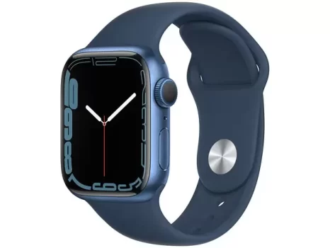 Apple Watch Series 7 41mm GPS Caixa Azul – Alumínio Pulseira Esportiva