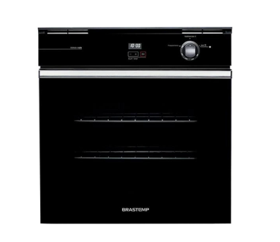 Forno de Embutir a Gás Brastemp 78 Litros BOA84AE com Grill e Timer Touch Preto – 220V
