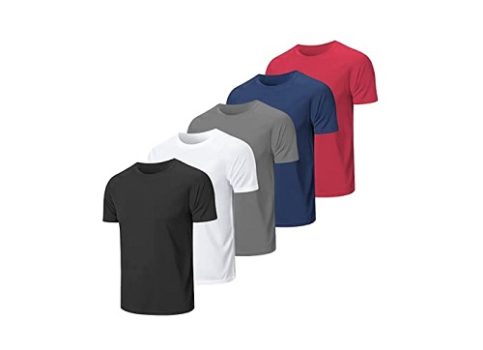 Kit 5 Camisetas Masculinas Básicas Lisa Poliéster Premium