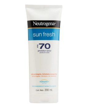 Protetor Solar Neutrogena Sun Fresh Fps 70, 200Ml, Neutrogena, 200 Ml