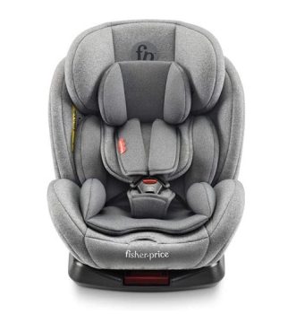 Fisher-Price Cadeira para Auto Snugfix 0-36kg Grupos 0, I, II e III Rotacional Cinza BB332